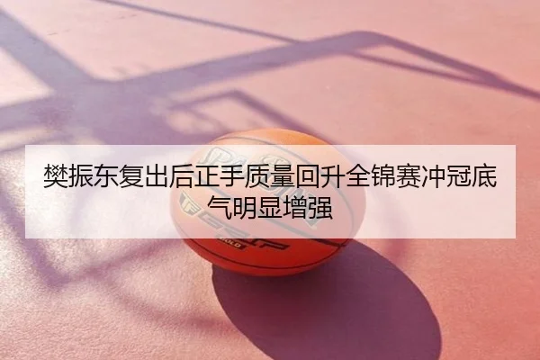 樊振东复出后正手质量回升全锦赛冲冠底气明显增强